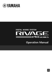 Yamaha V4.02 RIVAGE PM series V4.02 Operation manual [English]