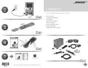 Bose 37487 Quick setup guide