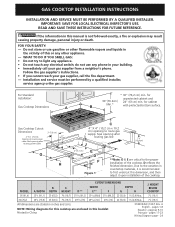 Electrolux E36GC75PSS Installation Instructions (English Español Français)