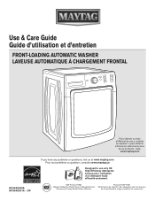 Maytag MHW8100DW Use & Care Guide