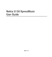 Nokia 5130 XpressMusic Nokia 5130 XpressMusic User Guide in US English | Spanish (TMO)