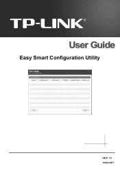 TP-Link TL-SG108E TL-SG108E V1 User Guide Easy Smart Configuration Utility 1910010977