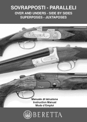 Beretta 687 Silver Pigeon V Beretta Over & Under User Manual