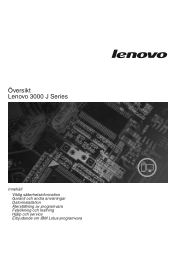 Lenovo J105 (Swedish) Quick reference guide