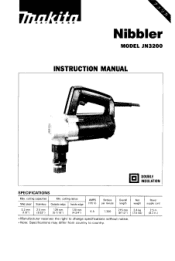 Makita JN3200 Owners Manual