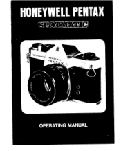 Pentax Spotmatic Spotmatic Manual