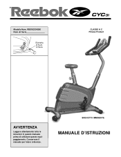 Reebok Cyc31 Italian Manual