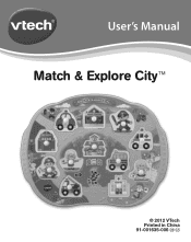 Vtech Match & Explore City User Manual