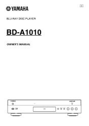 Yamaha BD-A1010 Owners Manual