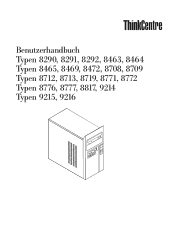 Lenovo ThinkCentre E50 (German) User guide