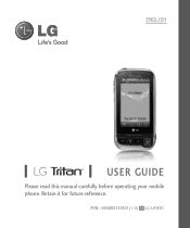LG UX840 Owner's Manual