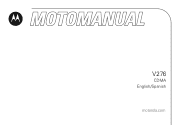 Motorola V276 User Manual