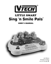 Vtech Sing  n Smile Pals User Manual