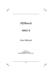 ASRock N68C-S User Manual