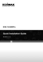 Edimax EW-7438RPn Quick Install Guide
