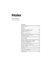 Haier HB21FWNN User Manual