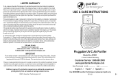 Lasko AC225W User Manual