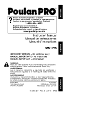 Poulan SM210VS User Manual