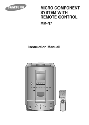 Samsung MM-N7 User Manual (user Manual) (ver.1.0) (English)