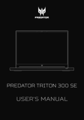 Acer Predator PT316-51s User Manual