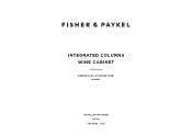 Fisher and Paykel RS2484VR2K1 Installation Guide