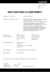 Garmin 010-11146-00 Declaration of Conformity