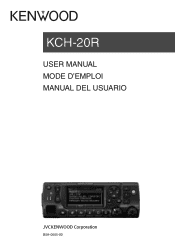 Kenwood KCH-20R User Manual 2
