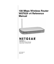 Netgear WGT624NA WGT624v4 Reference Manual