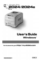Oki ES2024 User's Guide, Windows, ES 2024/2024e