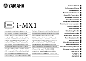 Yamaha i-MX1 Owners Manual