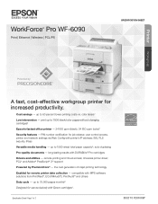 Epson WorkForce Pro WF-6090 Product Specifications