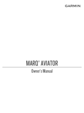 Garmin MARQ Aviator Owners Manual