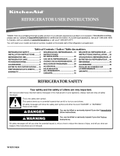 KitchenAid KSRS22MWMS Use & Care Guide
