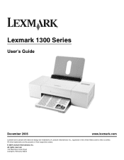 Lexmark Z1380 User's Guide