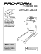 ProForm 400 C Treadmill Spanish Manual