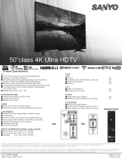 Sanyo FW50C87F Leaflet