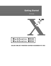 Xerox m950 Getting Started Guide