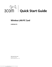 3Com 3CRPAG175 Quick Start Guide