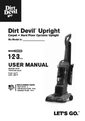 Dirt Devil UD70174 User Manual