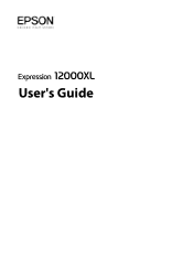 Epson 12000XL Users Guide