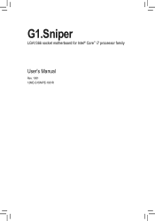 Gigabyte G1.Sniper Manual
