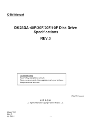 Hitachi DK23DA-20F Owners Manual