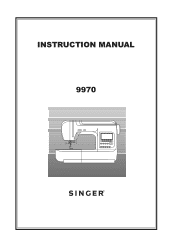 Singer 9970 Instruction Manual