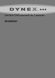 Dynex DX-BPDVD7 User Manual (French)