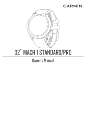 Garmin D2 Mach 1 Owners Manual PDF