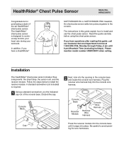 HealthRider S400 Treadmill English Manual