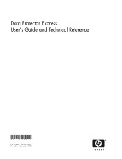 HP BB118BV Data Protector Express User's Guide and Technical Reference (BB116-90089, September 2008)