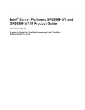 Intel SR6850HW4 Product Guide