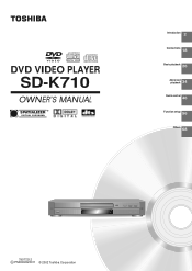 Toshiba SD-K710U Owners Manual