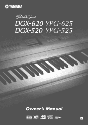 Yamaha 625 DGX520/620 and YPG-525/625 Manual